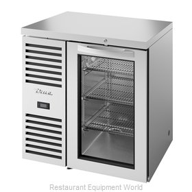 True TBR32-RISZ1-L-S-G-1 Back Bar Cabinet, Refrigerated