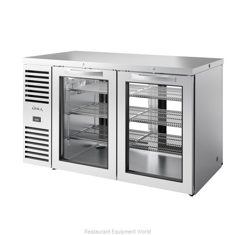 True TBR60-PTSZ1-L-S-GG-GG-1 Back Bar Cabinet, Refrigerated, Pass-Thru