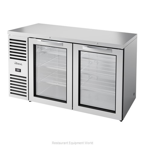 True TBR60-RISZ1-L-S-GG-1 Back Bar Cabinet, Refrigerated