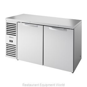 True TBR60-RISZ1-L-S-SS-1 Back Bar Cabinet, Refrigerated
