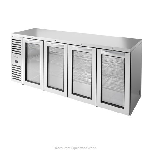 True TBR92-RISZ1-L-S-GGGG-1 Back Bar Cabinet, Refrigerated