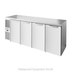 True TBR92-RISZ1-L-S-SSSS-1 Back Bar Cabinet, Refrigerated