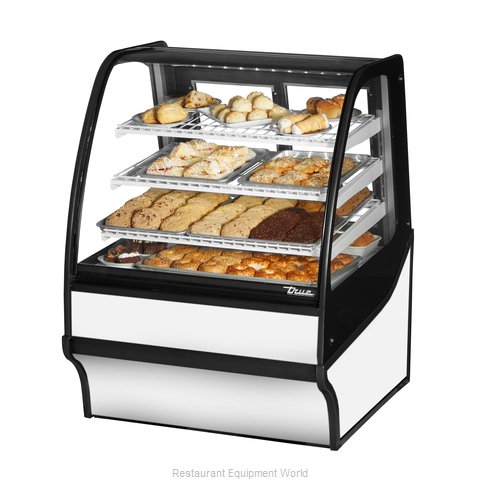 True TDM-DC-36-GE/GE-S-W Display Case, Non-Refrigerated Bakery