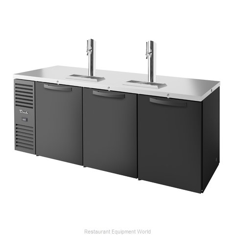 True TDR84-PTSZ1-L-B-SSS-SSS-1 Draft Beer Cooler