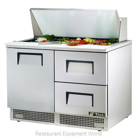 True TFP-48-18M-D-2 Refrigerated Counter, Mega Top Sandwich / Salad Unit