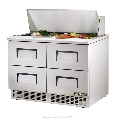 True TFP-48-18M-D-4 Refrigerated Counter, Mega Top Sandwich / Salad Unit