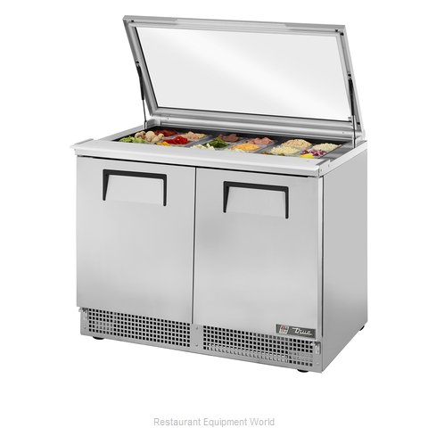 True TFP-48-18M-FGLID Refrigerated Counter, Mega Top Sandwich / Salad Unit