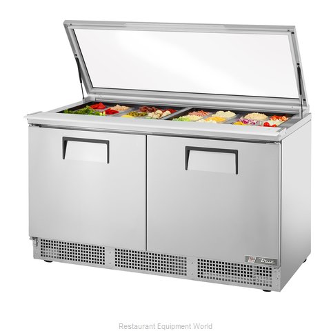 True TFP-64-24M-FGLID Refrigerated Counter, Mega Top Sandwich / Salad Unit