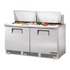 Encimera Refrigerada, Superficie Unidad para Emparedados
 <br><span class=fgrey12>(True TFP-64-24M Refrigerated Counter, Mega Top Sandwich / Salad Unit)</span>