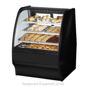 True TGM-DC-36-SC/SC-B-W Display Case, Non-Refrigerated Bakery