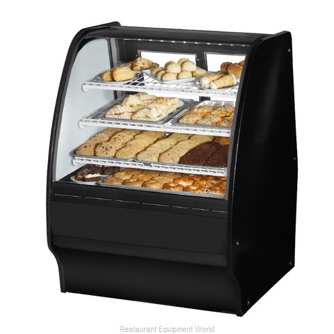 True TGM-DC-36-SM/SM-S-W Display Case, Non-Refrigerated Bakery (Magnified)