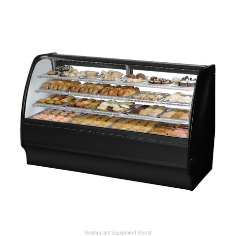 True TGM-DC-77-SC/SC-B-W Display Case, Non-Refrigerated Bakery