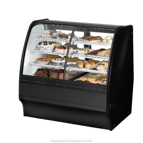 True TGM-DZ-48-SC/SC-B-W Display Case, Refrigerated/Non-Refrig