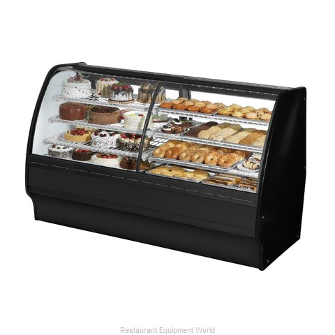 True TGM-DZ-77-SC/SC-B-W Display Case, Refrigerated/Non-Refrig