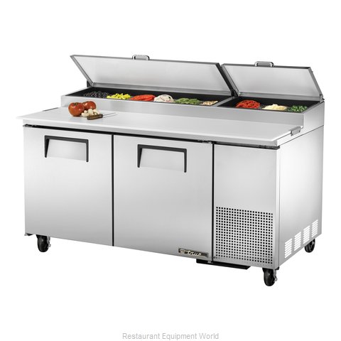 True TPP-67 Refrigerated Counter, Pizza Prep Table