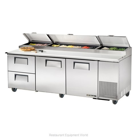 True TPP-93D-2 Refrigerated Counter, Pizza Prep Table