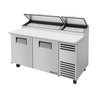 Mesa Refrigerada de Preparación de Pizzas
 <br><span class=fgrey12>(True TPP-AT-67-HC Refrigerated Counter, Pizza Prep Table)</span>