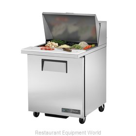 True TSSU-27-12M-B-HC Refrigerated Counter, Mega Top Sandwich / Salad Unit