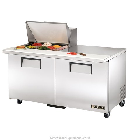 True TSSU-60-12M-B-HC Refrigerated Counter, Mega Top Sandwich / Salad Unit