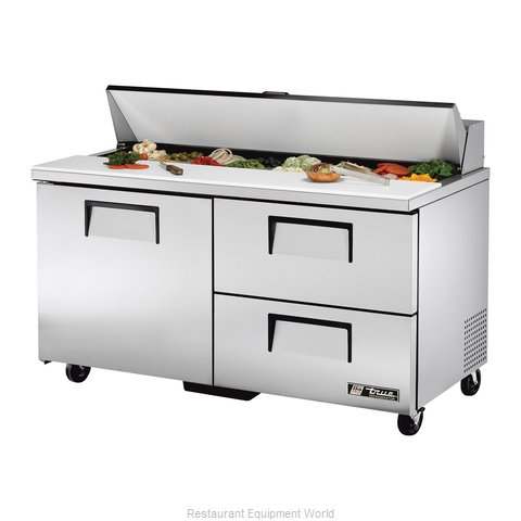 True TSSU-60-16D-2-HC Refrigerated Counter, Sandwich / Salad Top