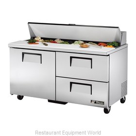 True TSSU-60-16D-2-HC Refrigerated Counter, Sandwich / Salad Top