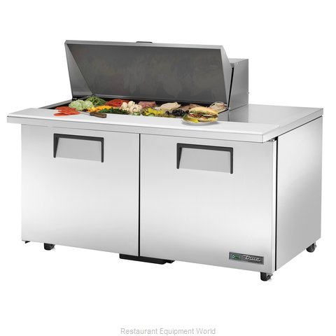 True TSSU-60-18M-B-ADA-HC Refrigerated Counter, Mega Top Sandwich / Salad Unit