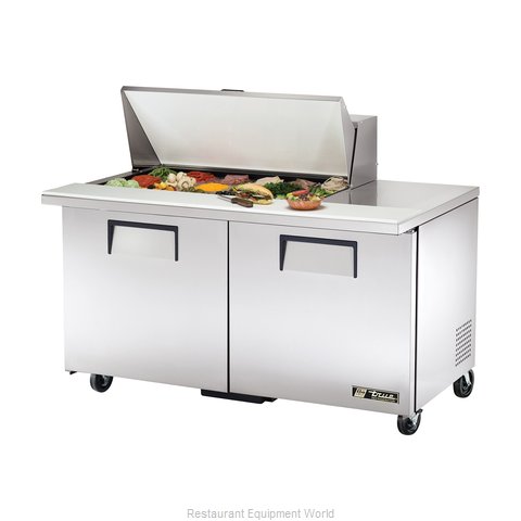 True TSSU-60-18M-B-HC Refrigerated Counter, Mega Top Sandwich / Salad Unit