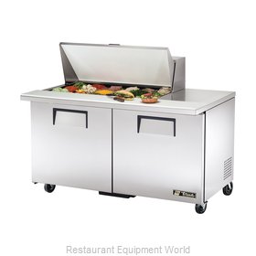 True TSSU-60-18M-B-HC Refrigerated Counter, Mega Top Sandwich / Salad Unit