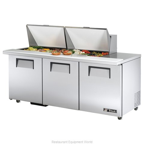 True TSSU-72-24M-B-ST-ADA-HC Refrigerated Counter, Mega Top Sandwich / Salad Uni