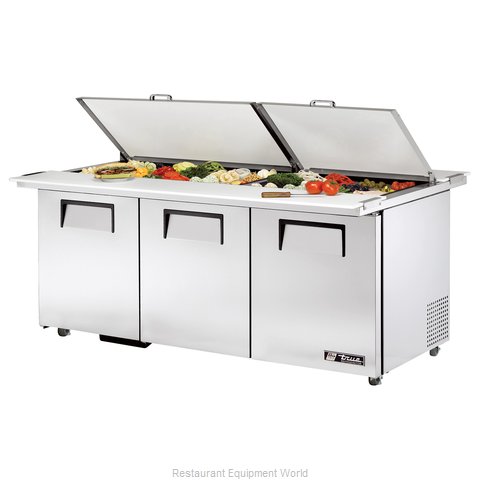 True TSSU-72-30M-B-DS-ST-ADA Refrigerated Counter, Mega Top Sandwich / Salad Uni