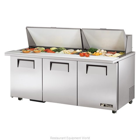 True TSSU-72-30M-B-ST-ADA-HC Refrigerated Counter, Mega Top Sandwich / Salad Uni