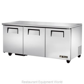 True TUC-72-HC Refrigerator, Undercounter, Reach-In