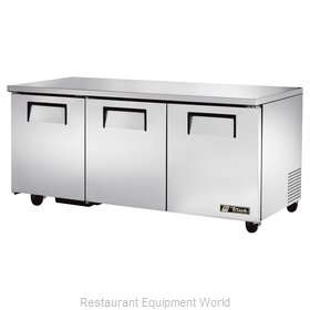 True TUC-72-HC Refrigerator, Undercounter, Reach-In