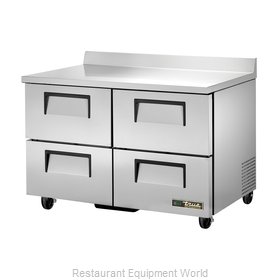 True TWT-48D-4-HC Refrigerated Counter, Work Top