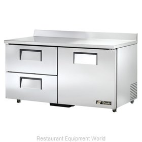 True TWT-60D-2-ADA-HC Refrigerated Counter, Work Top
