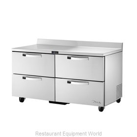 True TWT-60D-4-HC~SPEC3 Refrigerated Counter, Work Top