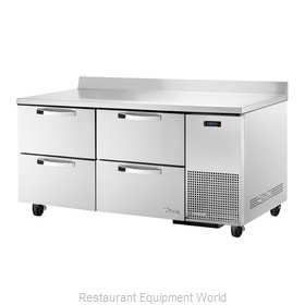 True TWT-67D-4-HC~SPEC3 Refrigerated Counter, Work Top