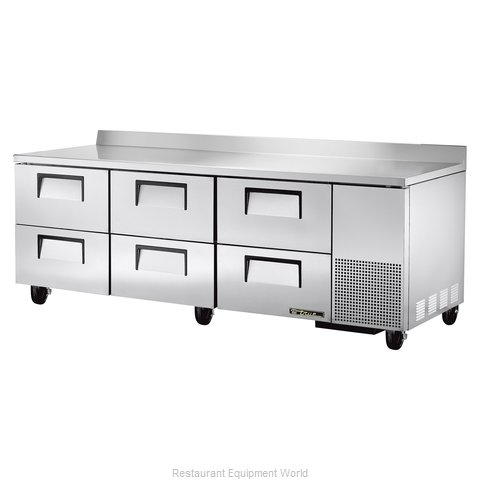 True TWT-93D-6-HC Refrigerated Counter, Work Top