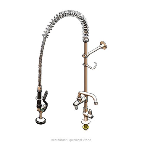 TS Brass 5PR-1S06 Pre-Rinse Faucet Assembly, with Add On Faucet