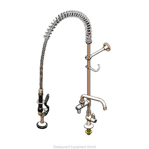 TS Brass 5PR-1S08 Pre-Rinse Faucet Assembly, with Add On Faucet