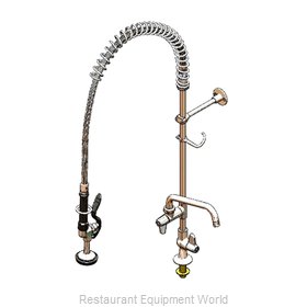 TS Brass 5PR-1S08 Pre-Rinse Faucet Assembly, with Add On Faucet