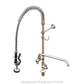 TS Brass 5PR-1S18 Pre-Rinse Faucet Assembly, with Add On Faucet