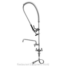 TS Brass 5PR-2S08 Pre-Rinse Faucet Assembly, with Add On Faucet