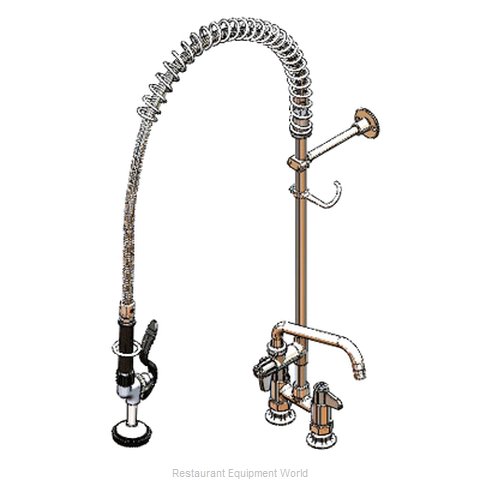 TS Brass 5PR-4DLS08 Pre-Rinse Faucet Assembly, with Add On Faucet