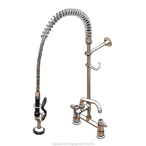 TS Brass 5PR-8D06 Pre-Rinse Faucet Assembly, with Add On Faucet