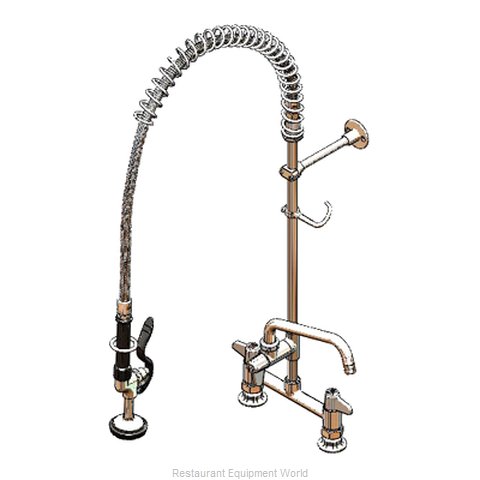 TS Brass 5PR-8D08 Pre-Rinse Faucet Assembly, with Add On Faucet