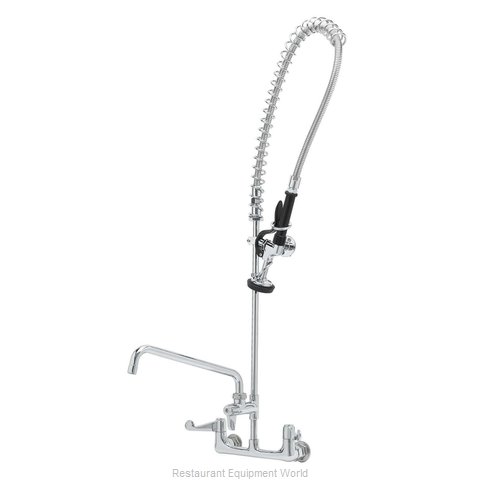 TS Brass 5PR-8WWS12 Pre-Rinse Faucet Assembly, with Add On Faucet
