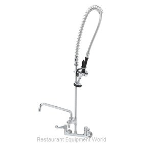 TS Brass 5PR-8WWS12 Pre-Rinse Faucet Assembly, with Add On Faucet