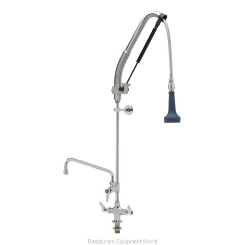 TS Brass B-0113-12-CRB8P Pre-Rinse Faucet Assembly, with Add On Faucet