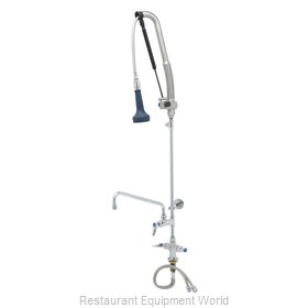 TS Brass B-0113-12CRB8TP Pre-Rinse Faucet Assembly, with Add On Faucet